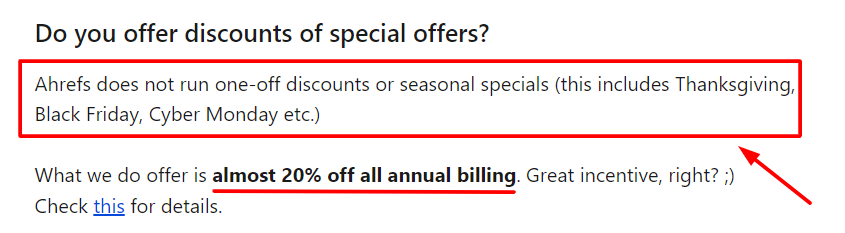 Ahrefs Discount Offers